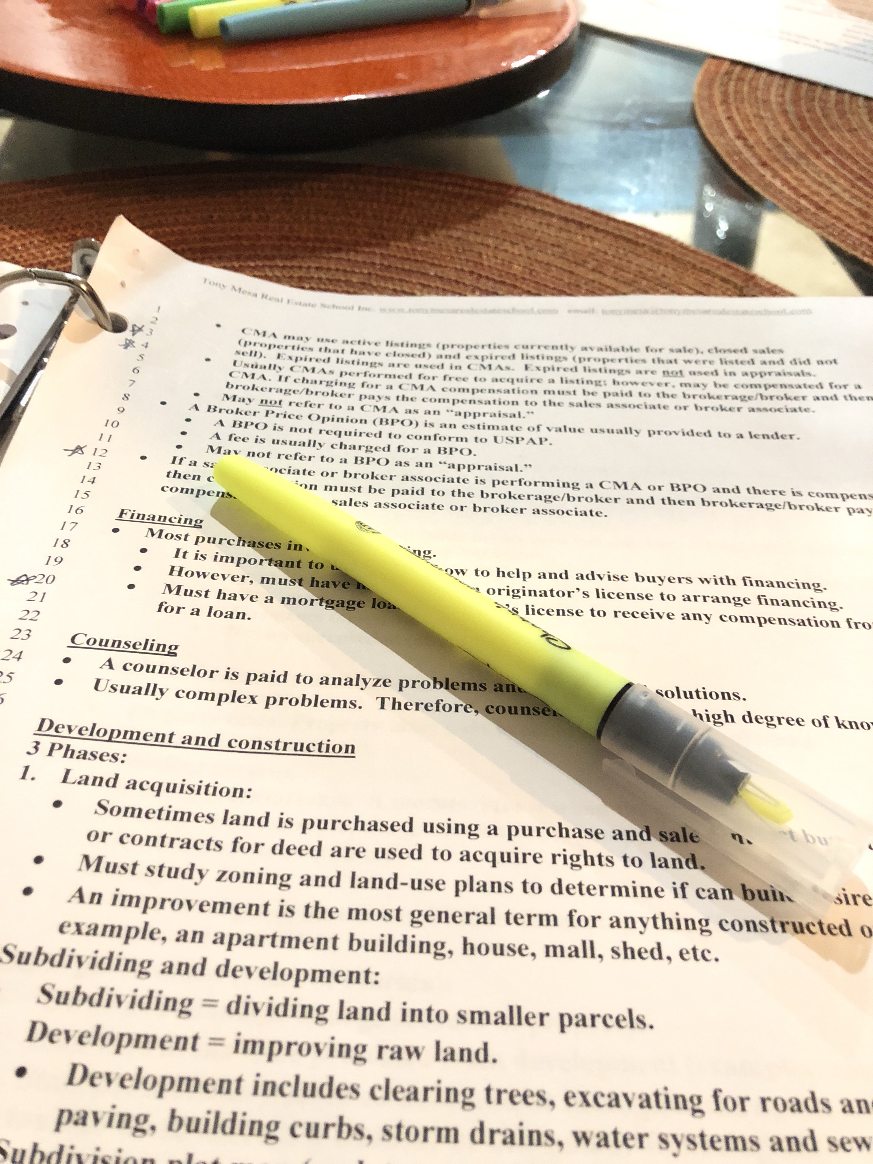 Agenda…